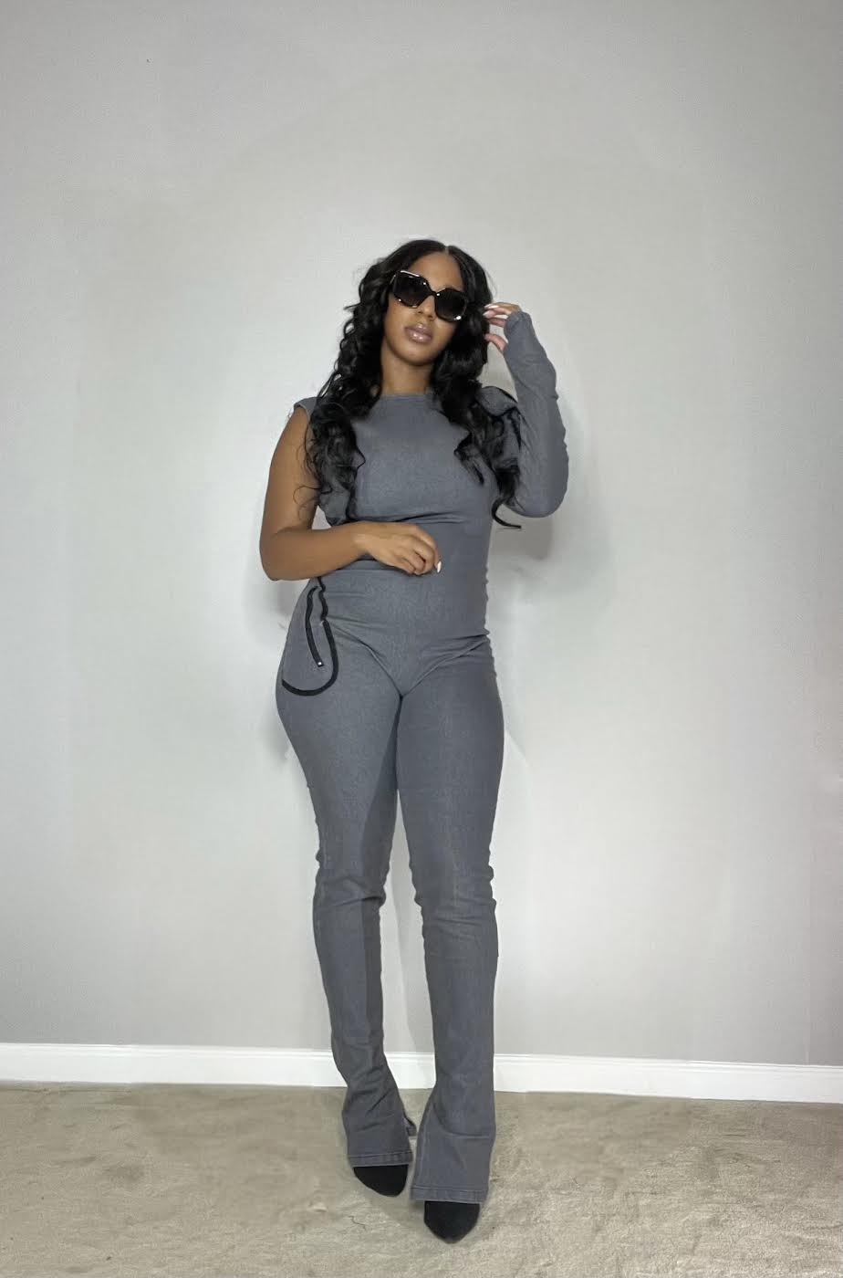 BodyCon Denim Jumpsuit